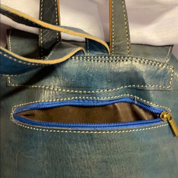 Moroccan Journey Leather Backpack - Picture 6 of 13